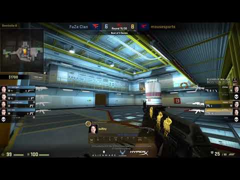 mousesports sunny ACE vs FaZe Nuke @ ELEAGUE MAJOR BOSTON 2018