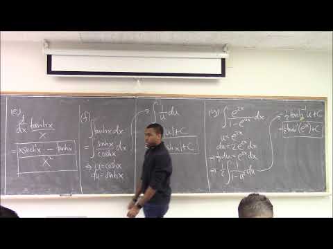 Math 212 RS2 Lecture 1 - Integration by Parts and Tabular Integration (after last class' examples)