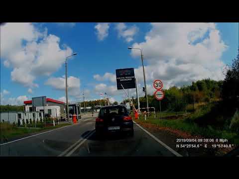Border crossing, Gronowo Poland - Mamonovo Kaliningrad
