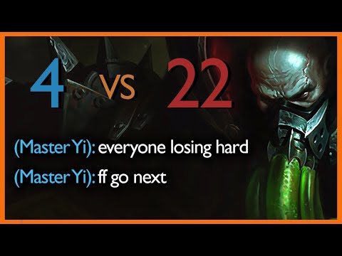 THE SCORE WAS 4 TO 22 AND MY TEAM WAS TILTED... CAN I CARRY? - Diamond Urgot - League of Legends