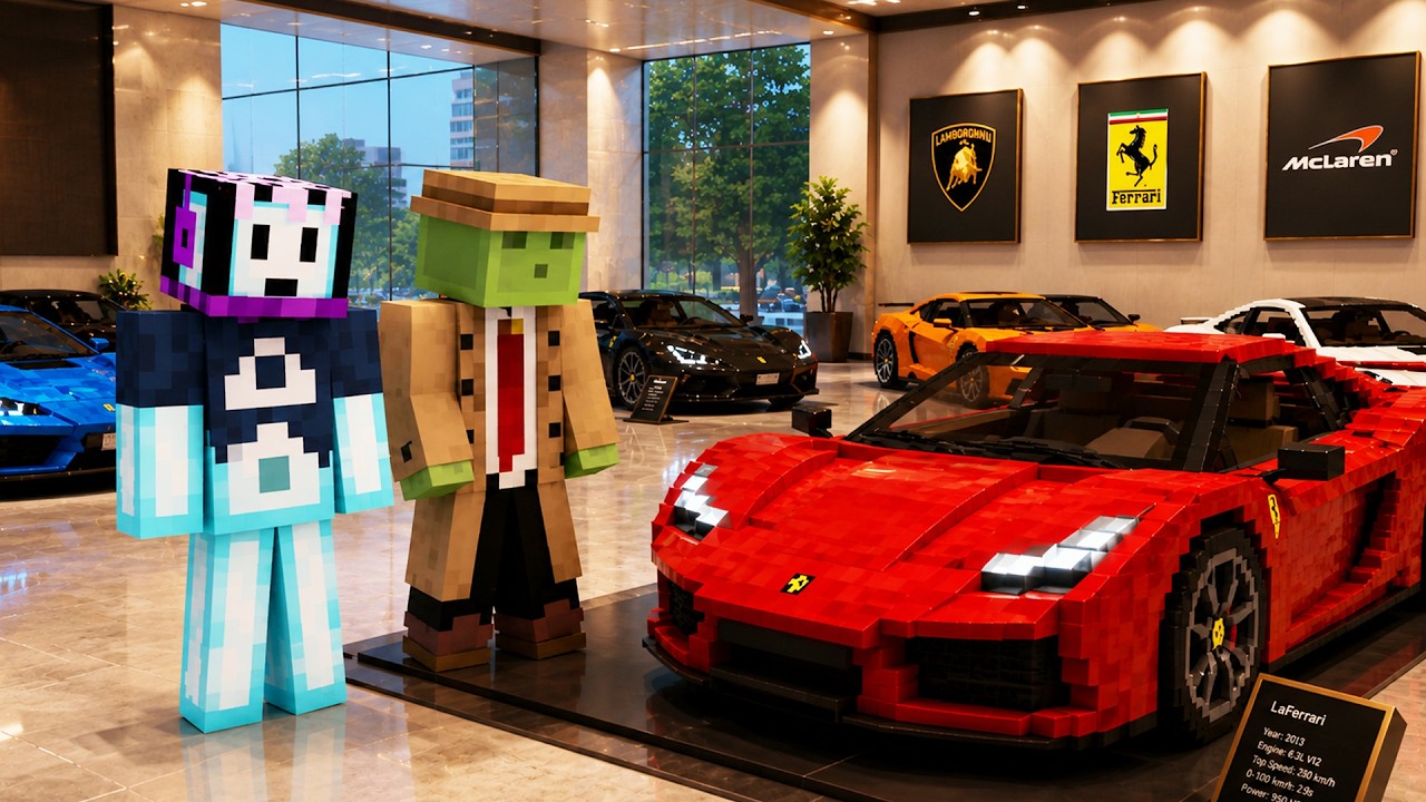 PAMERAN MOBIL - Minecraft Dunia BeaconCream Eps 2