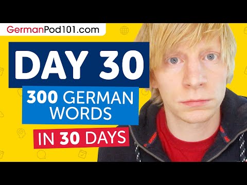 Day 1 10 300 Learn 300 German Words in 30 Days Challenge