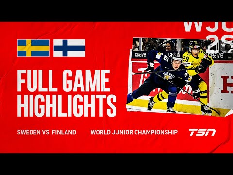 Sweden vs. Finland FULL GAME HIGHLIGHTS | 2026 World Junior Championship