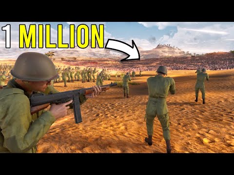 Can 100,000 WW2 Soldiers Defeat 1 Million ZOMBIES - Ultimate Epic Battle Simulator 2