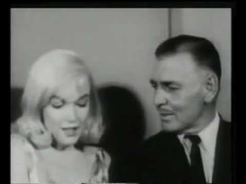 Marilyn Monroe The  Misfits pressconference 1960 RARE FOOTAGE