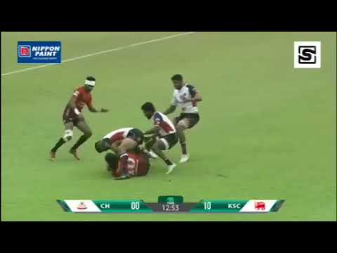 #RohithaRajapakshe get tackle by Youngster Dinal Ekanayake #kandy #CH&FC