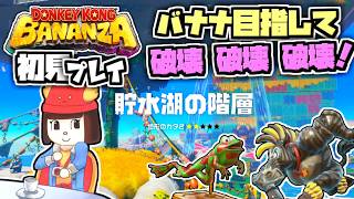【ドンキーコングバナンザ】クリア後のDLCエメラルドラッシュ！初見プレイ71～イベント第11回・貯水湖の階層【Switch2】