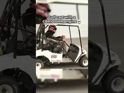 CBR1000RR engine in a golf cart💀