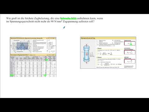 Schraubenbeanspruchung auf Zug_663