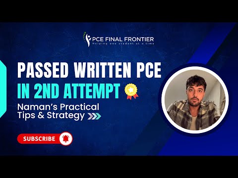 Passed PCE Written in Just 2 Months (Second Attempt) | PCE Exam Preparation | PT Licnese Canada