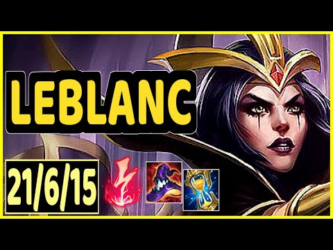 LEBLANC VS NEEKO - 21/6/15 KDA MID GAMEPLAY