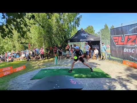 Albert Tamm slow motion backhand drive @ 2022 EO