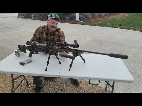 Maxim Defense PRS 6.5 suppressor on an LMT Mars and a Sauer Fieldshoot 6.5 Creedmoors.