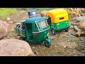 Diecast Model Of Bajaj Auto Rickshaw In Action Tuk Tuk Scale Models Auto Legends