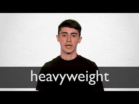 Heavyweight definition and meaning | Collins English Dictionary