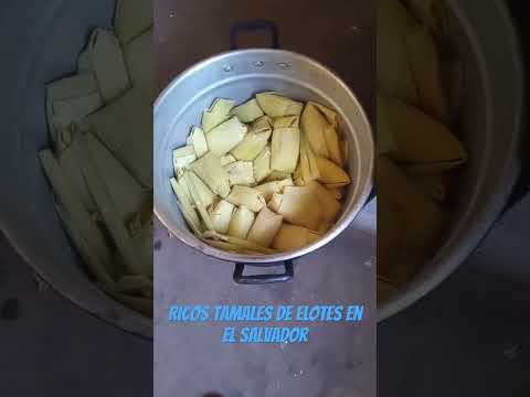 Ricos tamales de elotes en zacatecoluca La Paz