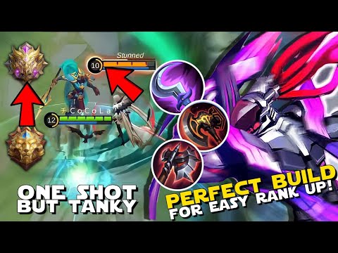 THIS PERFECT ALPHA BUILD WILL  MAKE YOUR HERO UNDEFEATABLE! RANK UP EASILY BEST BUILD EMBLEM! | MLBB