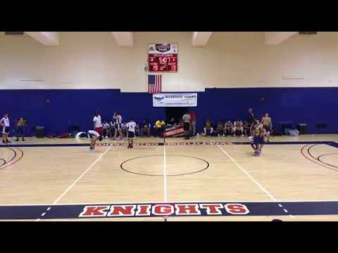 Riverside Hawks Mungin picks up the 64-32 win against Showstoppers NYC - Invitational