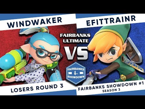 Fairbanks Showdown #1 S3: Windwaker (Inkling) vs EFItTrainr (Toon Link) SSBU - Losers R3