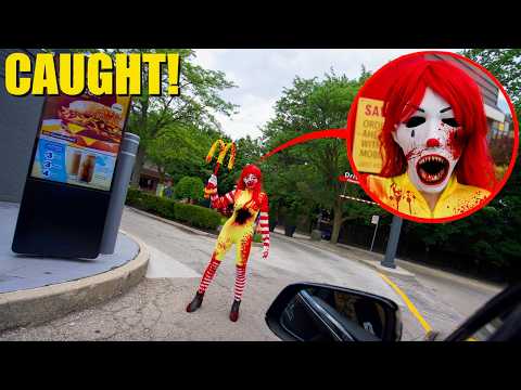 I CAUGHT MISS MCDONALD AT MCDONALDS N REAL LIFE! (CURSED MCDONALDS MASCOT)