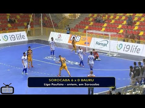 Gols Magnus 6x0 Bauru | 9ª Rodada | Liga Paulista de Futsal 2018 (13/06/2018)