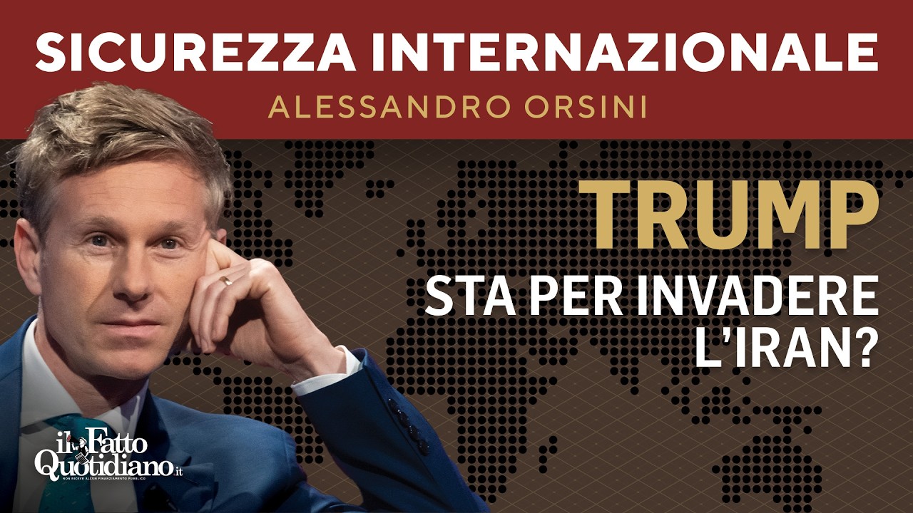 Trump sta per invadere l’Iran? La diretta con Alessandro Orsini