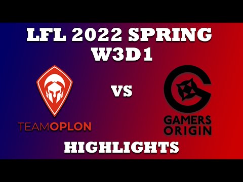 OPL vs GO Highlights LFL Week 3 Day 1 - ⁠Team Oplon vs GamersOrigin [ENG Casters]