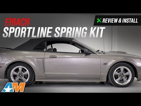 1979-2004 Mustang V8, V6, Cobra Eibach Sportline Spring Kit Review & Install
