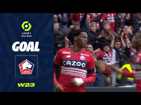 Goal Jonathan Christian DAVID (28' - LOSC) LOSC LILLE - RC STRASBOURG ALSACE (2-0) 22/23