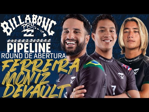 Italo Ferreira, Seth Moniz, Imaikalani deVault - Round de Abertura | Billabong Pro Pipeline 2023
