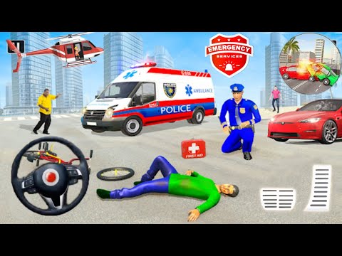 Police Emergency Ambulance Van Driving Simulator - Rescue Emergency - Android Gameplay Ep-3