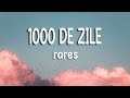 rares - 1000 de zile | Versuri