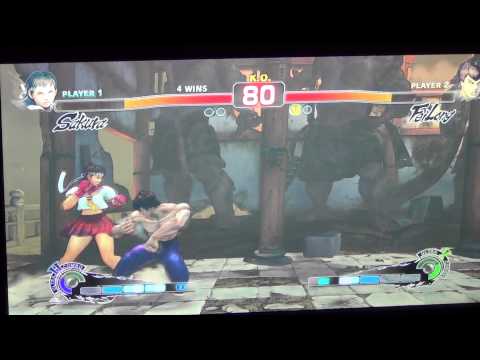WNF Super Street Fighter 4 AE Romance (Sakura) vs Driftwood (Fei Long)