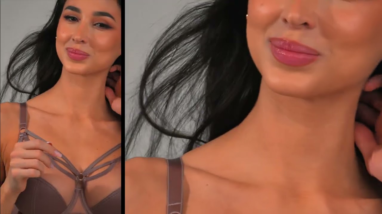 Subtille Butterfly Biustonosz Miękki kawowy