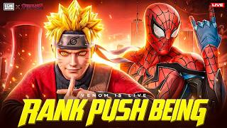 🔴🔥 BGMI 4.5 UPDATE LIVE! Naruto Mode is Finally Here 😱 | Conqueror Push#bgmilive #rankpush