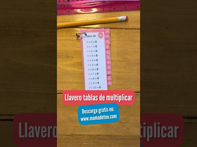 Vídeo relacionado con DIYEAH Tabla de Multiplicar de Borrado Seco, 2 Unidades, Papel Resistente para Aula y Casa