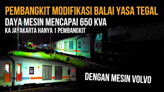 Download lagu PEMBANGKIT MODIF BALAI YASA TEGAL RESMI DIGUNAKAN KA JAYAKARTA⁉️ | Daya Mesin 650 kVa Mesin Volvo mp3