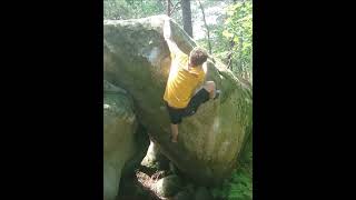 Video thumbnail of Saï, 7b. Fontainebleau