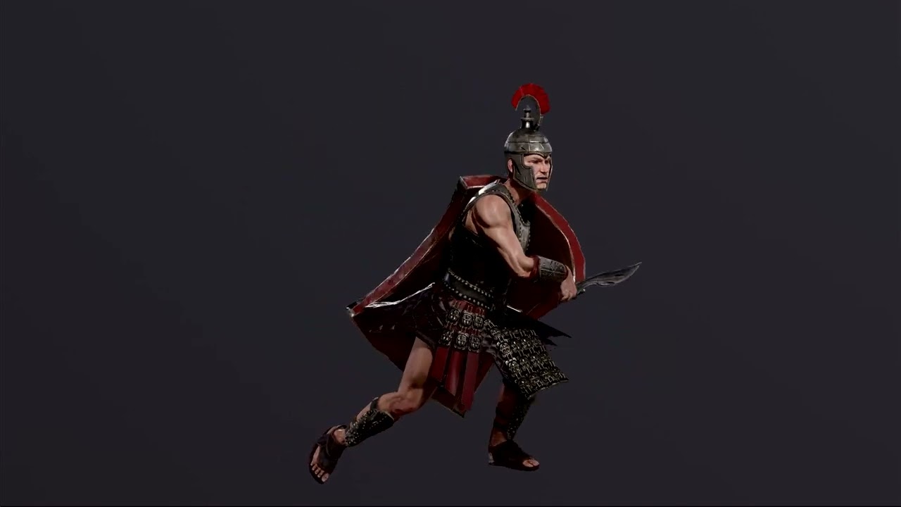 Roman legionary 3D Model