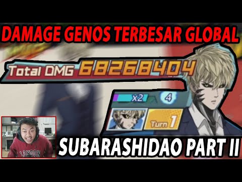🔥🔥SUBARASHIDAO PART2!! 68JUTA DAMAGE GENOSNYA! [SULTAN BUILD] - ONE PUNCH MAN:The Strongest
