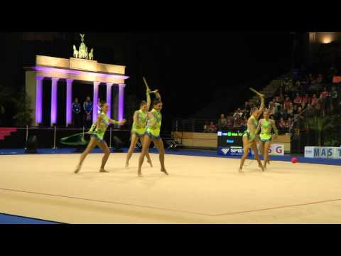 Berlin Masters 2015: Finale 2 Reifen/6 Keulen - Gruppe Brasilien (BRA)