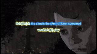 Don McLean &quot;American Pie&quot; play along with scrolling guitar chords and lyrics