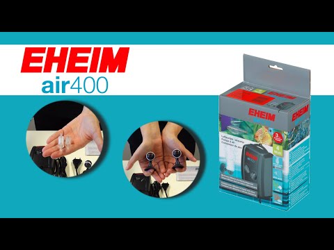 Компрессор для аквариума Eheim air pump 400 тихий двухканальный аэратор 400 л/ч Германия - фото 1 - id-p1847531101