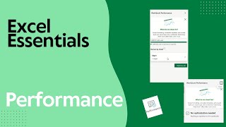 Download the video "Optimise spreadsheets with Performance in Excel on the Web - Excel Essentials S02E17"