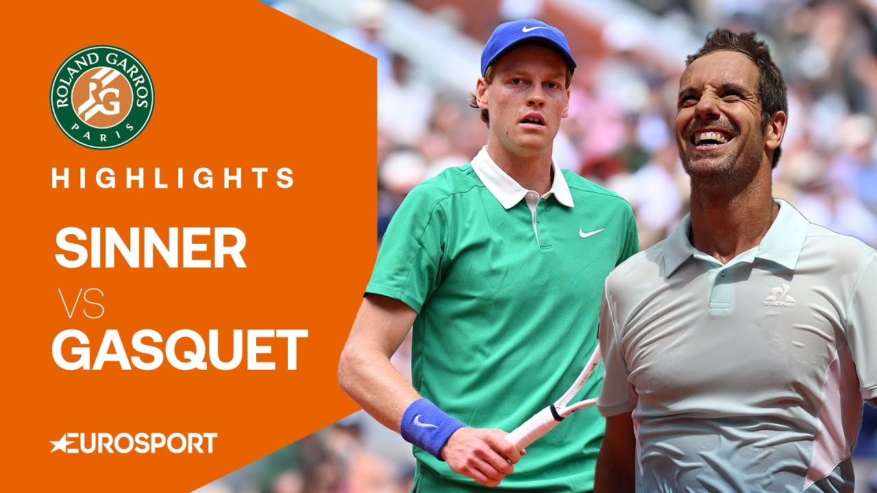 Jannik Sinner vs Richard Gasquet | Round 2 | French Open 2025 Extended Highlights 🇫🇷