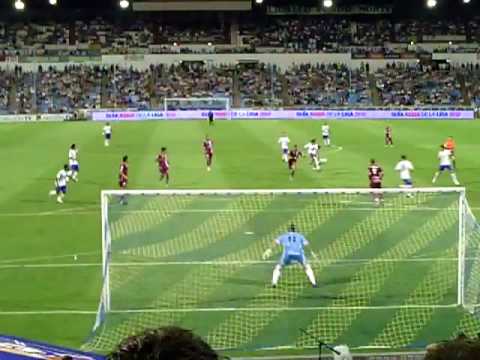 Real Zaragoza - Tenerife  29 /08/09 Tiro de Ponzio