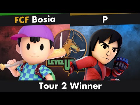 Level Up'Smash S2 #29 - Bosia (Ness) vs P (Mii Brawler) - WR2