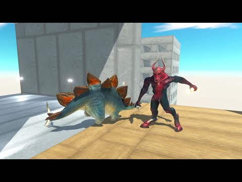 Demon Kazarog on Destroyable Wobbly Buildings UPDATED vs ALL UNITS - Animal Revolt Battle Simulator