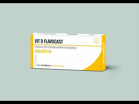 300000iu/ml, cholecalciferol (vitamin d3) injection bp, 1 ml