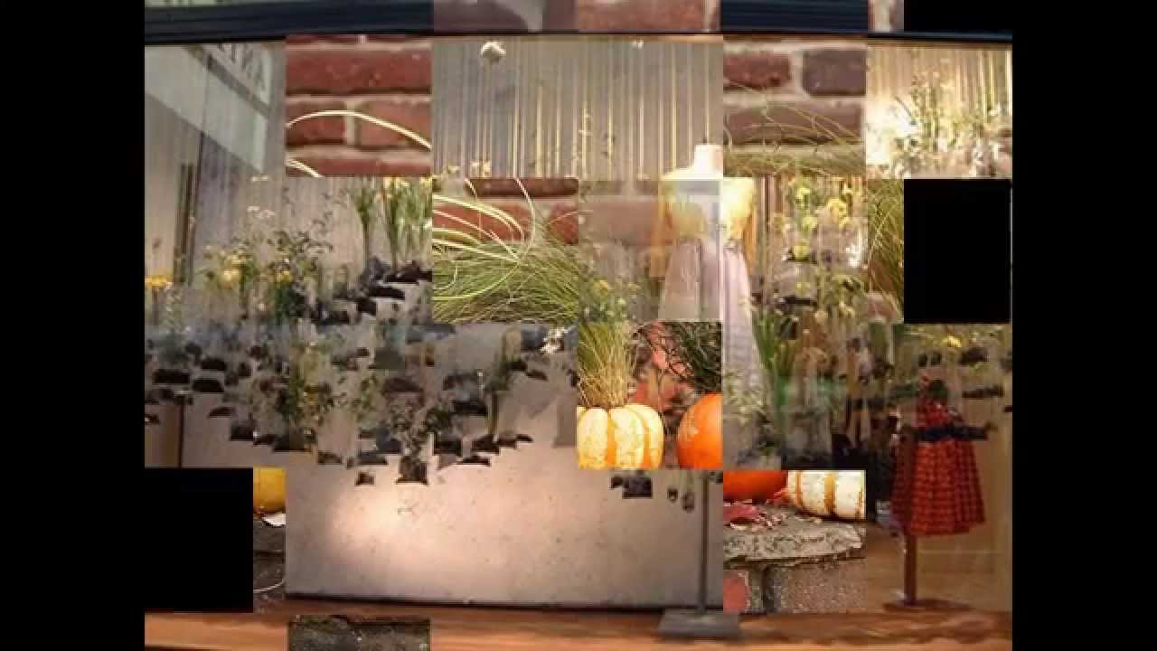 Easy Fall window display decorating ideas